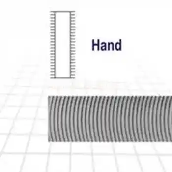 Three Files Eğe Hand Kalın 10