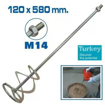 Topshop TH14343 Lema M14/120x600mm Karıştırıcı