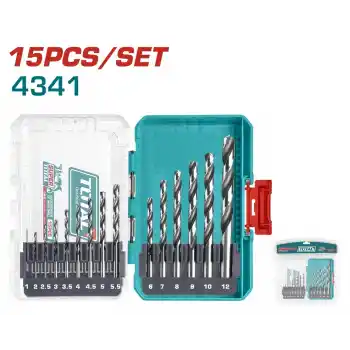 Total TACSDL51506 15 Adet 4341 HSS Matkap Uç Seti