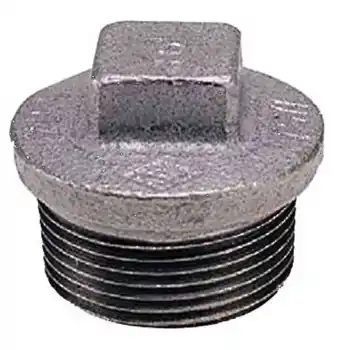 Trakya Döküm 2 1/2 Galvaniz Dış Dişli Tapa