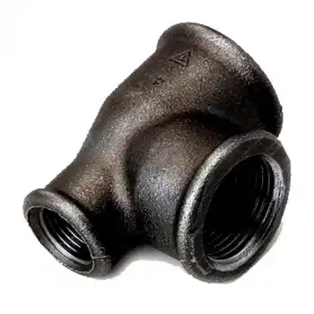 Trakya Döküm 2x1x1 1/2 Siyah İnegal Te