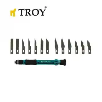 Troy 21604 Hobi Maket Bıçağı Seti, 14 Parça