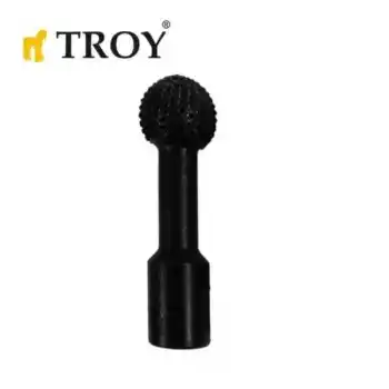 Troy 25081 Avuç Taşlama İçin Küresel Ahşap Zımpara, Öğütme Ucu, M14-30