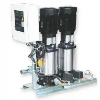 Water Sound 2CV45-6T 30HP Trifaze Paslanmaz İki Pompalı In Line Hidrofor