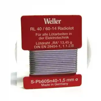 Weller RL 60/40-100 Kendinden Pastalı Lehim Teli