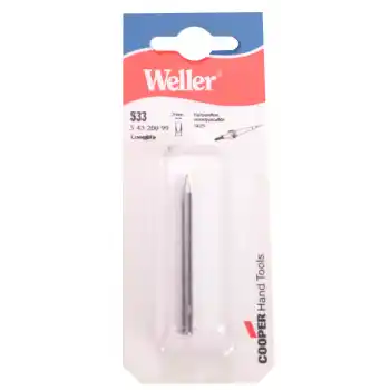 Weller S33 Sp25 Havya için Demir Kaplı Düz Uç