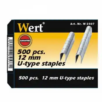 Wert 2507 U-Zımba Teli (12mm)