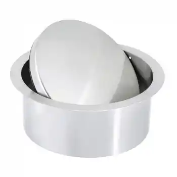 Xinda GS66S Tezgah Üstü Krom Kapaklı Çöp Bacası