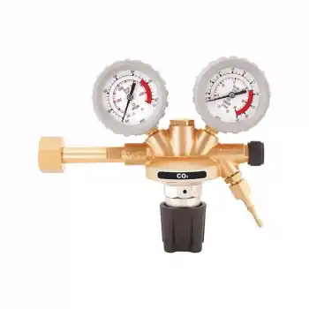 Yıldız 5250SC Manometreli 21 L/min W 21.80 x 1/14 CO2 Karbondioksit Basınç Düşürücü