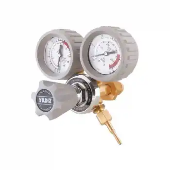 Yıldız 5740S Manometreli 21 L/min G 5/8 Dış Argon Basınç Düşürücü