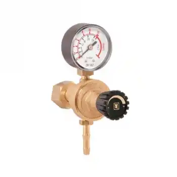 Yıldız 5951 Tek Manometreli G 5/8 Dış CO2 Karbondioksit Basınç Düşürücü