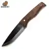 BeaverCraft BSH3 Nightfall Ceviz Saplı Deri Kılıflı Kamp ve Av Bıçağı