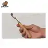 BeaverCraft K8A/14 Bükülmüş Sığ Oluklu Kısa Ahşap Oyma Iskarpelası No.8