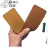 BeaverCraft LS7P03 Deri Parlatma Kayışı ve Macunu Seti 4 Parça