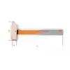 Beta 013700815 Fiber Saplı Kıvılcım Çıkarmayan Çekiç 1370BA/PL 500