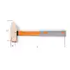 Beta 1370BA/PL 1000 Fiber Saplı Kıvılcım Çıkarmayan Çekiç 1000 Gr 013700820