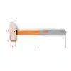 Beta 1370BA/PL 1000 Fiber Saplı Kıvılcım Çıkarmayan Çekiç 1000 Gr 013700820