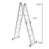 Beykon BY-104 Katlanır Çok Amaçlı Akrobat Merdiven 4.75 Mt