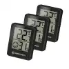 Bresser Temeo Hygro Gösterge 3lü Set siyah