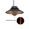 Elcon HF-2000 Elektrikli Tavan Tipi Sarkıtlı Infrared Isıtıcı 2000W