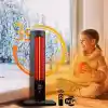 Elcon STC-2500 Kule Tipi Karbon Infrared Isıtıcı 2500W