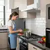 Eminçelik 13221 W Çift Motorlu Beyaz Aspiratör