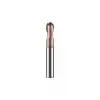 Heikenei R6x24x12x100x2T Küre Karbür Freze TISIN Kaplamalı