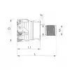 Heikenei VT BMR 25x3 M12 WNMX 0603 Vidalı Tarama Başlığı (High Feed) KRLY