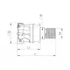Heikenei VT BMR 42x6 M16 SDMX 09T3 Vidalı Tarama Başlığı (High Feed) PLBT