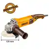 Ingco AG1100385E Devir Ayarlı Avuç Taşlama 125 mm