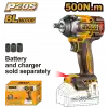 Ingco CIWLI20501 Solo Akülü Somun Sıkma 1/2 500 Nm