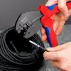 Knipex 97 33 03 MultiCrimp Değiştirilebilir Çeneli Pabuç Sıkma Pensesi