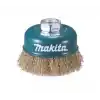 Makita D-39805 Ahşap İşleri Dalgalı Sarı Telli Çanak Fırça 100xM14x2mm