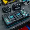 Makita DC40RB XGT® 40V Max Bataryalar için Çift Şarj Cihazı