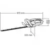 Makita UH5580 Elektrikli Çit Budama Makinası