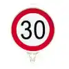 MaxSafety MS1-2907 Yuvarlak Trafik Uyarı Levhası