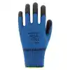 MaxSafety NIT-110 Mavi-Siyah Nitril Kaplı Tırtıklı Eldiven