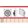 Movas MAFWS-500-4K-T Otomatik Panjurlu Monoblok Aksiyal Fan