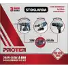 Proter PST 903 Trio Akülü Delici Kırıcı + Darbeli Matkap + Avuç Taşlama 3lü Set