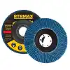 Rtrmax RDZ11580 115mm 80 Kum Mavi Paslanmaz Zirkonyum Flap Disk