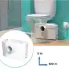 Sanihydro Sanipro XR Bıçaklı Öğütücü Foseptik Wc Banyo Tahliye Pompası
