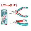 Total THTMN656 Elektronikçi Tip Yuvarlak Uçlu Kargaburun 115 mm