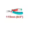 Total THTMN656 Elektronikçi Tip Yuvarlak Uçlu Kargaburun 115 mm