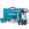 Total TOSLI240489E Akülü Somun Sıkma Sıcak Hava Tabancası Seti 4 Ah 20V