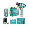 Total TOSLI250101E Darbeli Matkap+Lazer Metre+Lazer Hizalama Seti