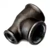 Trakya Döküm 1 1/2x3/4x1 1/2 Siyah İnegal Te
