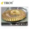 Troy 25074 Avuç Taşlama için Ahşap Aşındırıcı Törpü Diski, Toroidal 125mm