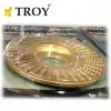 Troy 25075 Avuç Taşlama için Ahşap Aşındırıcı Törpü Diski, Düz Yassı 125mm