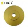 Troy 25076 Avuç Taşlama için Ahşap Aşındırıcı Törpü Diski, Trapezoidal, 125mm