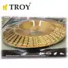 Troy 25076 Avuç Taşlama için Ahşap Aşındırıcı Törpü Diski, Trapezoidal, 125mm
